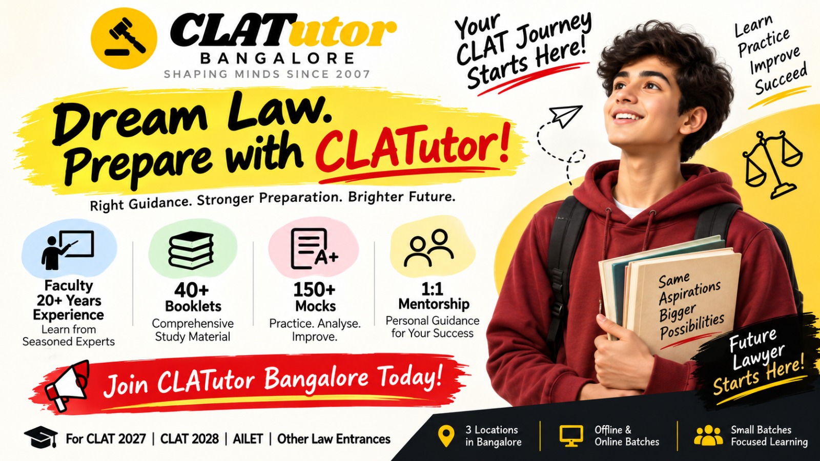 CLATutor banner. Click to enroll.